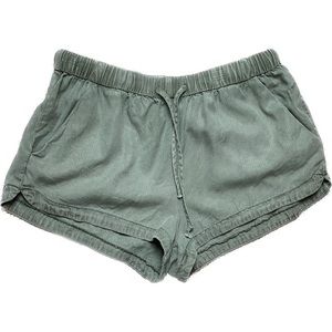Abbeline Olive Green Shorts
